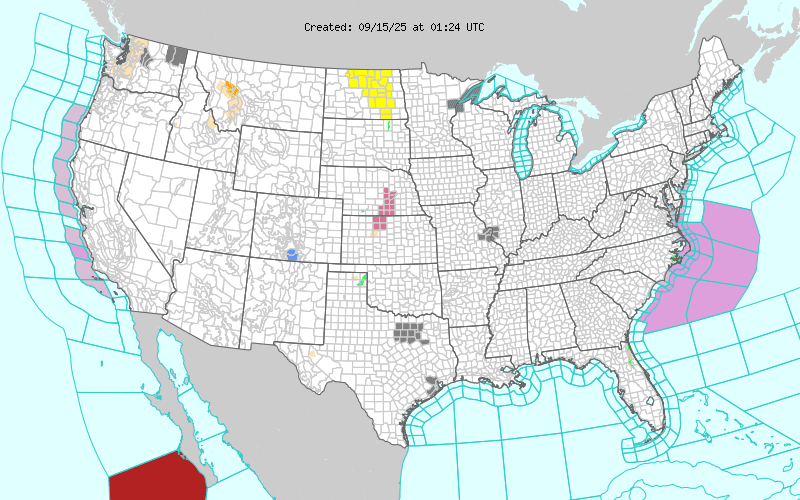 Weather across America 9/14/25 image