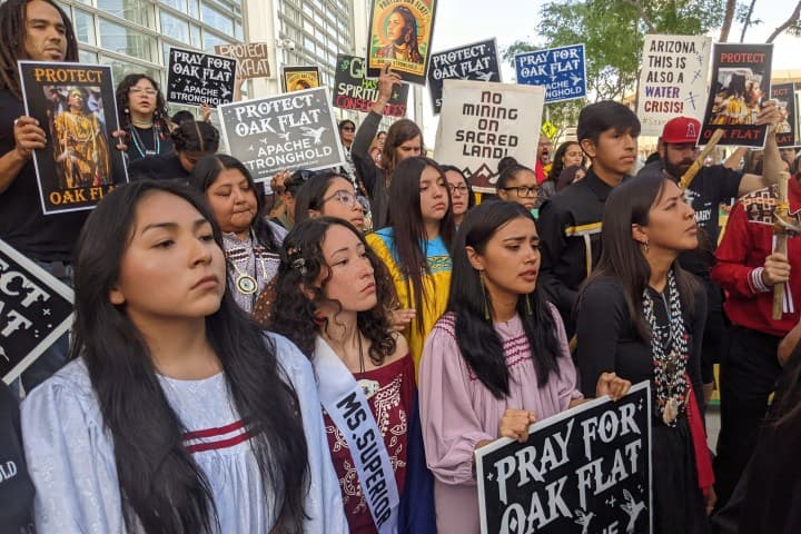 Trump’s Fast-Tracked Deal for a Copper Mine Heightens Existential Fight for Apache image