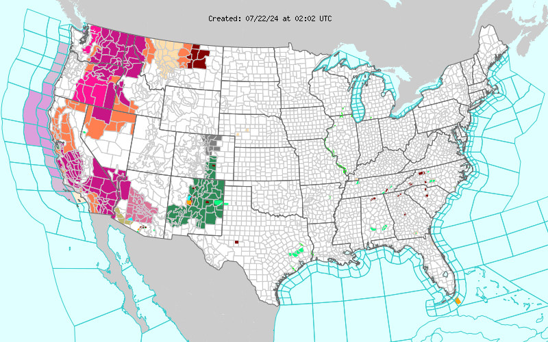 Weather across America image