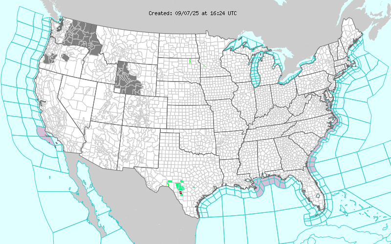 Weather across America 9/7/2025 image