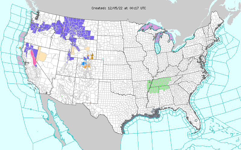 Weather across America image