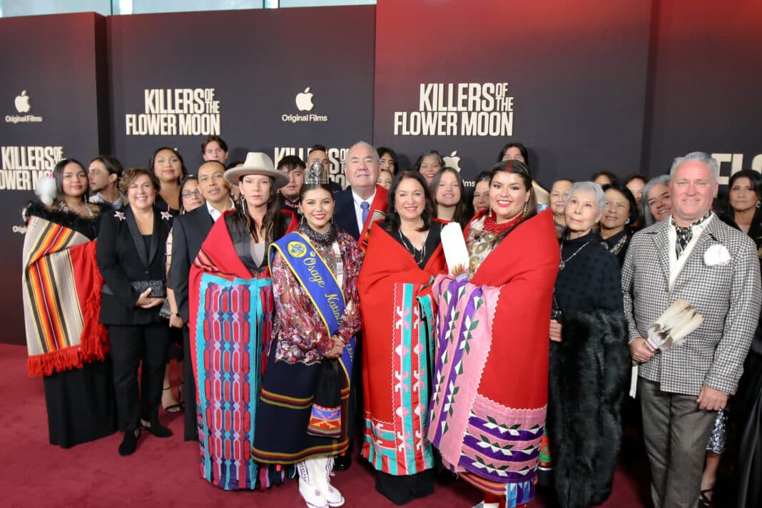 Osage Nation officials and ‘Killers of the Flower Moon’ crew members attend New York premiere image