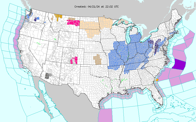 Weather across America image