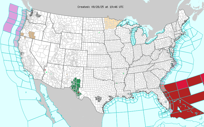 Weather across America 9/28/2025 image