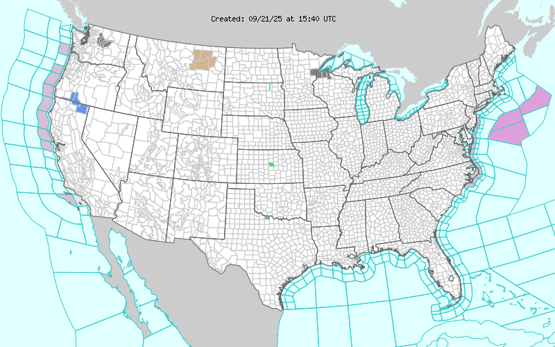 Weather across America 9/21/2025 image