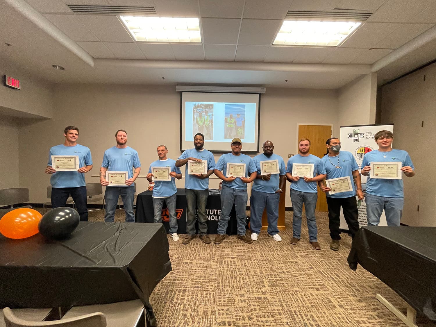 Nine Muscogee citizens graduate Fiber Optic Tech Program image