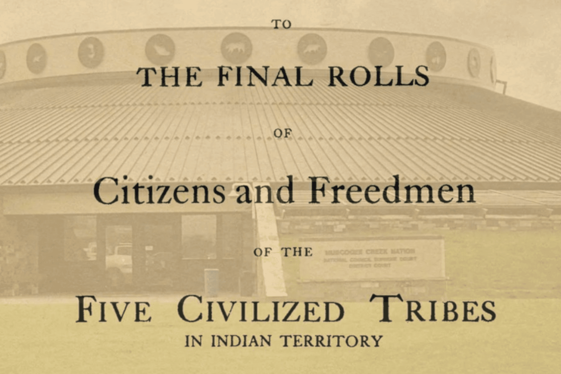 The Divided Identity of the Muscogee Freedmen image