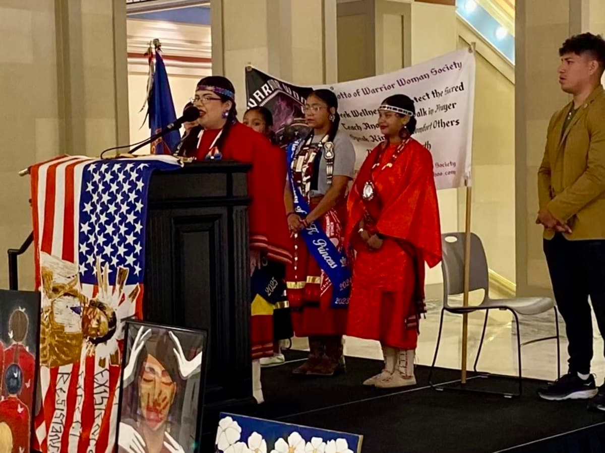 MMIW National Day of Awareness Event Held at Oklahoma Capitol image