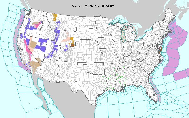 Weather across America image