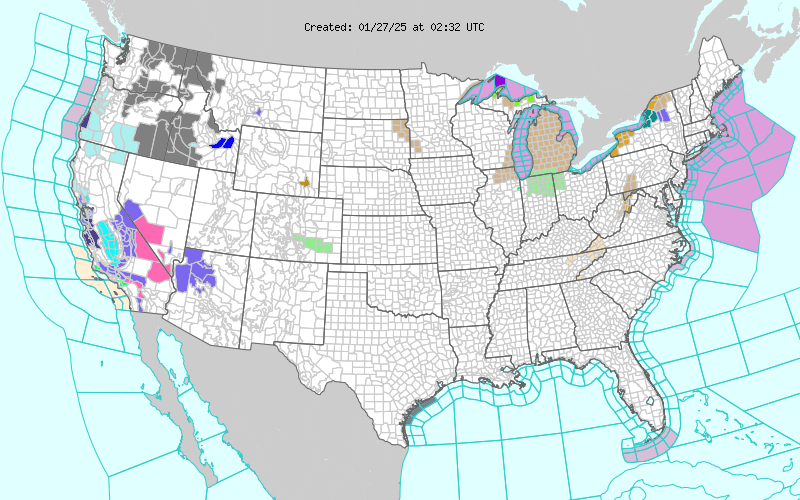 Weather across America image