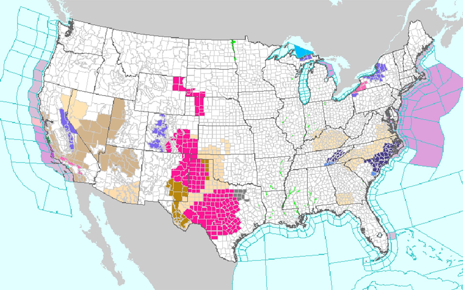 Weather across America image