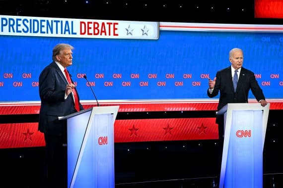 1st Biden-Trump Debate of 2024: What They Got Wrong, and Right image