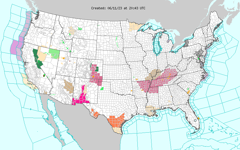 Weather across America image
