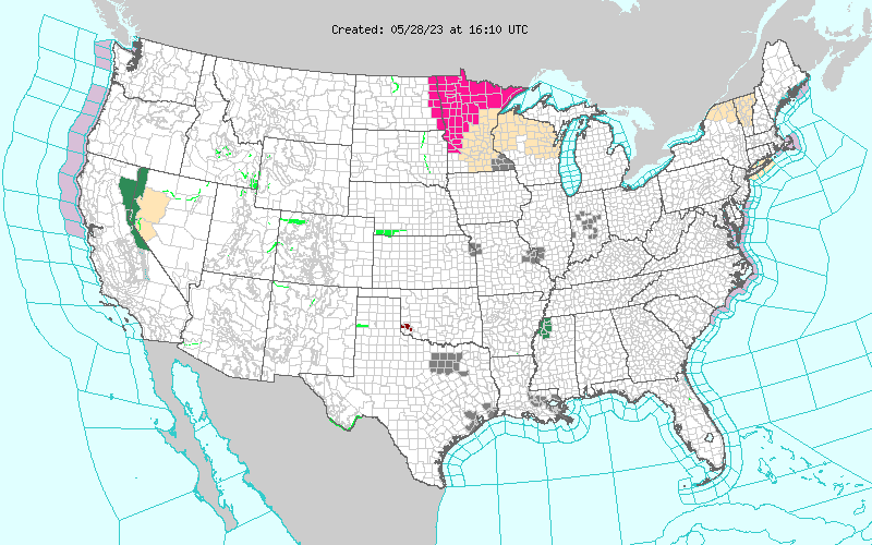 Weather across America image