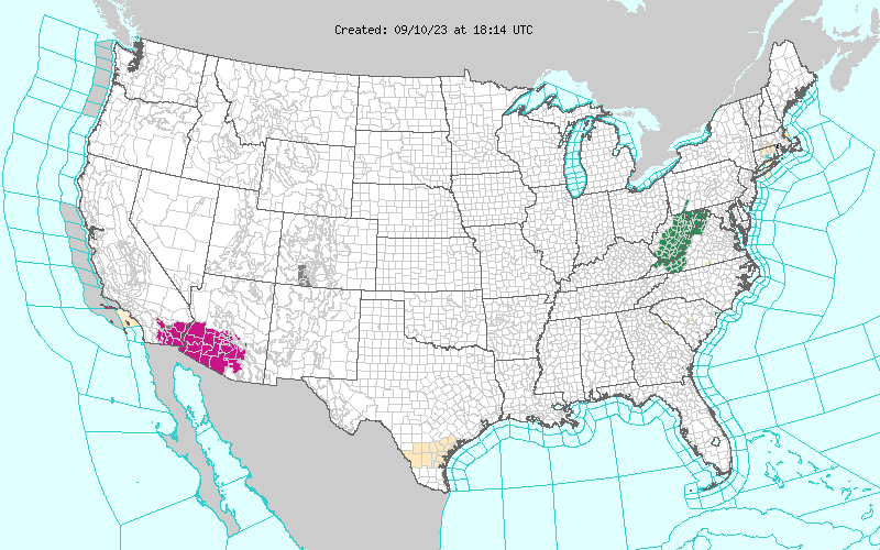 Weather across America image