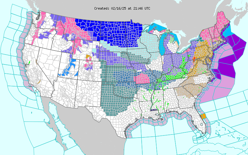 Weather across America image