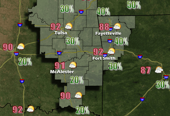 Temps to stay above normal next week but more rain could be on the way image