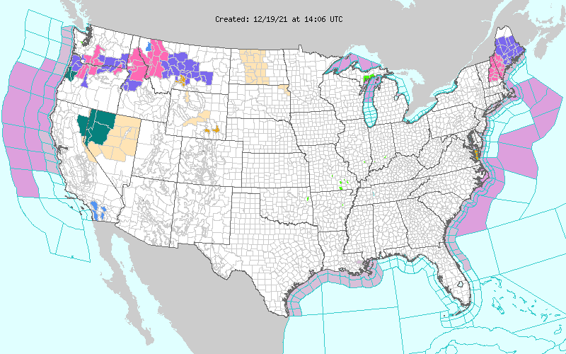 Weather across America image